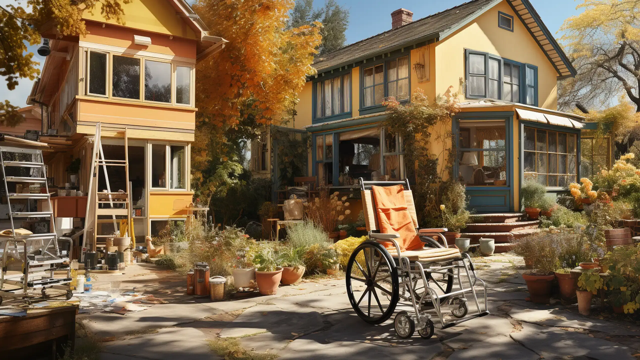 how to choose a SIL provider Hero image Photo of a yellow and peaceful house for NDIs participants