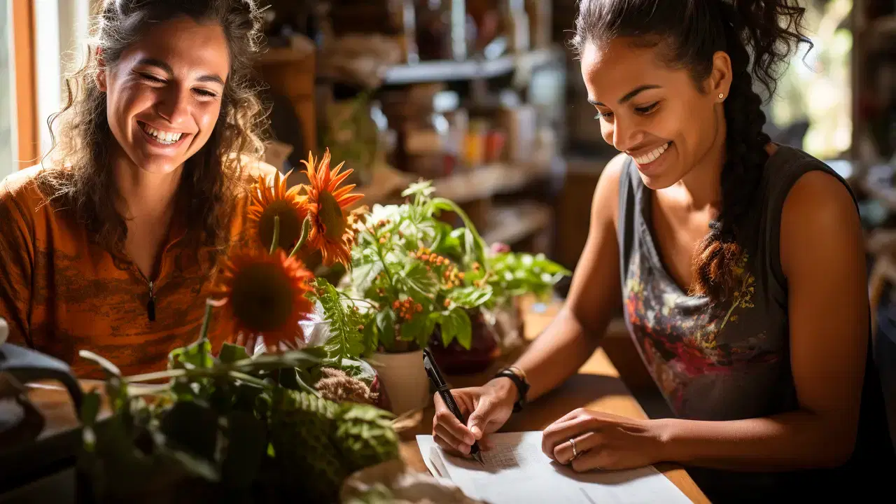 Key Factors in Choosing Your NDIS-Supported Living Provider Two NDIS participants making a groceries checklist