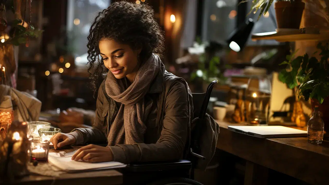 Key Benefits of Short-Term Accommodation for NDIS Participants A woman enjoying a peaceful short term accommodation for NDIS participants